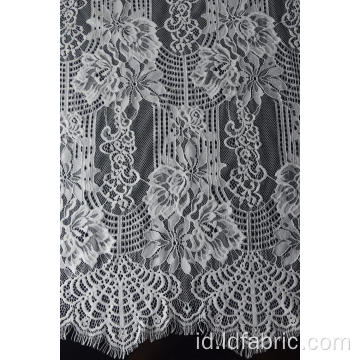 100% Nylon Panel Lace Desain Kain-C